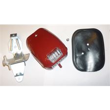 REAR LIGHT - METAL - COMPLETE - (RED)